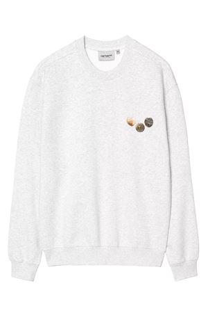 Grey heavy cotton Button Sweatshirt CARHARTT WIP | I034730482